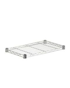 Honey-Can-Do Plated Steel Shelf, Supports 250 Lb, 1inH x 14inW x 24inD, Chrome