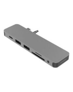 HyperDrive SOLO GN21D-GRAY Docking Station - for Notebook/Tablet PC/Desktop PC/Smartphone - USB Type C - 4 x USB Ports - 2 x USB 3.0 - USB Type-C - HDMI - Audio Line Out - Wired