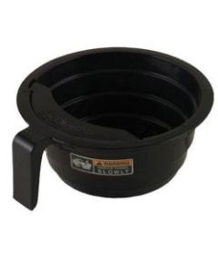 BUNN Replacement Coffeemaker Brew Funnel, 7-1/4in, Black