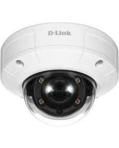 D-Link Vigilance 5 Megapixel HD Network Camera - Color - Dome - TAA Compliant - 65.62 ft - H.265, H.264, MJPEG, MPEG-4 - 2560 x 1920 Fixed Lens