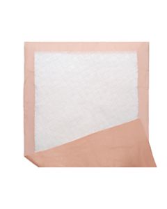 Protection Plus Polymer Disposable Underpads, 27in x 70in, Peach, 5 Per Bag, Case Of 15 Bags