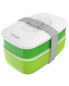 Bentgo Classic All-In-One Lunch Box Container, 3-13/16inH x 4-3/4inW x 7-1/8inD, Green