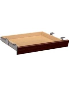 HON 10500 Angled Wood Center Drawer For 66in Workstation Desk Or Return, Mahogany