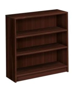 HON 1870-Series Laminate Bookcase, 3 Shelves (2 Adjustable), Mahogany