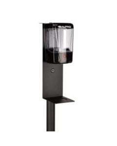 Alpine Automatic Transparent Gel Hand Sanitizer/Liquid Soap Dispenser With Stand, 700 mL, 52-1/2in x 14-15/16in, Black