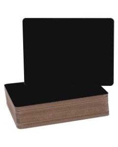 Flipside Black Chalk Board Class Pack, 9 1/2in x 12in, Black, Pack Of 24