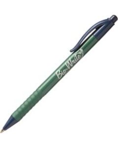SKILCRAFT Bio-Write Retractable Pens, Fine Point, Blue Ink, Pack Of 12 (AbilityOne 7520-01-578-9301)