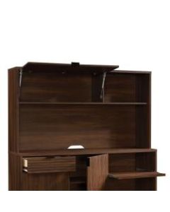 Sauder Englewood 66inW Hutch, Spiced Mahogany