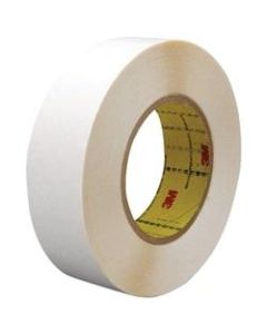 3M 9579 Double-Sided Film Tape, 3in Core, 1in x 108ft, White, Case Of 2