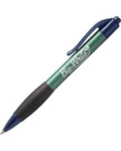 SKILCRAFT Bio-Write Retractable Pens, Fine Point, Blue Ink, Pack Of 12 (AbilityOne 7520-01-578-9308)