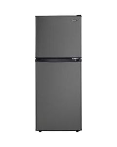 Danby 4.7 cu. ft. Compact Refrigerator - 4.70 ft³ - Manual Defrost - Reversible - 3.20 ft³ Net Refrigerator Capacity - 1.50 ft³ Net Freezer Capacity - Black Stainless Steel - Glass