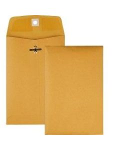 Quality Park Clasp Envelopes, #35, 5in x 7 1/2in, Brown, Box Of 100