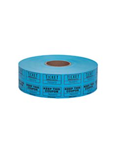 Office Depot Brand Ticket Roll, Double Coupon, Roll Of 2,000 Tickets, Assorted (No Color Choice)