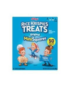 Kelloggs Rice Krispies Treats Original Mini Squares, 0.39 Oz, Box Of 50