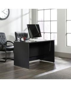 Sauder Via Sit-Stand Desk, Bourbon Oak