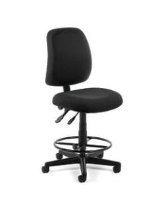OFM Posture Series Fabric Task Chair With Drafting Kit, Black