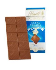 Lindt Excellence Chocolate, Extra Creamy Milk Chocolate Bars, 4.4 Oz, Box Of 12