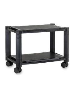 Mount-It MI-7854 Under Desk Printer Stand With Wheels, 14-5/8inH x 19-1/4inW x 12-5/8inD, Black