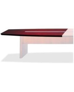 Mayline Corsica Conference Tables Starter Tabletop - 72in Table Top Length x 54in Table Top Width x 2in Table Top Thickness - Assembly Required - Lacquer, Mahogany