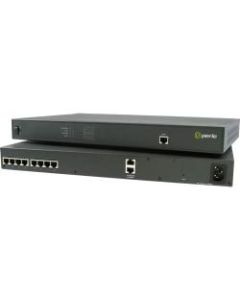 Perle IOLAN SDS8C Secure Terminal Server - Twisted Pair - 2 x Network (RJ-45) - 10/100/1000Base-T - Gigabit Ethernet - Management Port