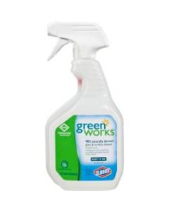 Green Works Natural Glass & Surface Cleaner Spray, Original Scent, 32 Oz Bottle