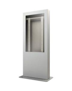 Peerless-AV Portrait Kiosk Enclosure fits Most 42in Displays Up to 4in (101mm) Thick - Up to 42in Screen Support - 75 lb Load Capacity - Flat Panel Display Type Supported28in Width - Silver
