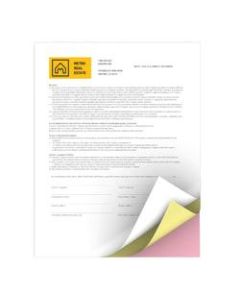 Xerox Revolution Premium Digital Carbonless Paper, 3-Part Straight, Letter Size (8 1/2in x 11in)/Canary/Pink, Straight Collation, Case Of 1,670 Sets
