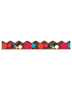 Bordette Decorative Border - Dots Delight Design - 2.25in x 25ft - 1 Roll/Pkg