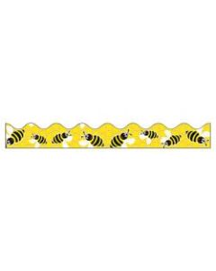 Bordette Designs Decorative Border - Bee Dazzle Design - 2.25in x 25ft - 1 Roll/Pkg