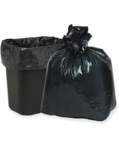 Webster 7-10 gal Heavy-duty Low-density Liners - 10 gal - 23in Width x 24in Length x 0.60 mil (15 Micron) Thickness - Low Density - Black, Brown - 500/Carton - Can