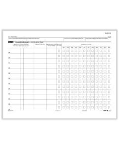 ComplyRight 1095-B Tax Forms, Continuation Form, Employee/Employer Copy of Health Coverage, Laser, 8-1/2in x 11in, Pack Of 100 Forms