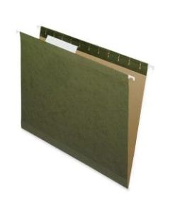 Nature Saver 1/3-Cut Hanging File Folders, Letter Size, 100% Recycled, Green, Box Of 25