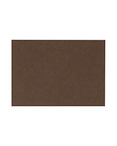 LUX Mini Flat Cards, #17, 2 9/16in x 3 9/16in, Chocolate Brown, Pack Of 250