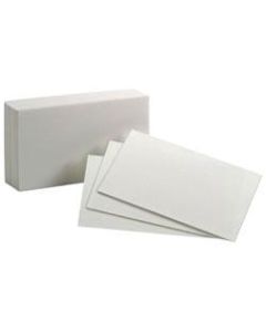 Office Depot Brand Index Cards, Blank, 3in x 5in, White, Pack Of 300