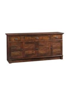 Sauder Harbor View Credenza For 70in TVs, Curado Cherry