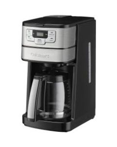Cuisinart 12-Cup Programmable Automatic Grind And Brew Coffeemaker, Black