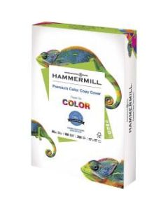Hammermill Color Copy Cover Paper, Ledger Size (11in x 17in), 100 (U.S.) Brightness, 60 Lb, Photo White, Ream Of 250 Sheets