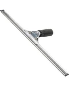 Unger 16in Pro Stainless Steel Complete Squeegee - 16in Blade - Non-slip Grip, Ergonomic - Stainless Steel