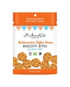 Mikaelas Simply Divine Biscotti Cookies, Butterscotch Toffee Pecan, Box Of 96 Cookies