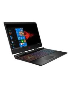 HP OMEN 15-dc1040nr 15.6in Gaming Notebook - 1920 x 1080 - Core i7 i7-8750H 8th Gen 2.20 GHz Hexa-core (6 Core) - 16 GB RAM - 1 TB HDD - 128 GB SSD - Shadow Black - Windows 10 Home - NVIDIA GeForce RTX 2070 with 8 GB - In-plane Switching (IPS) Technology