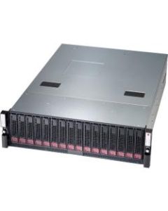 Supermicro SuperStorage Bridge Bay NAS Server - 2 Nodes - 2 x Intel Xeon E5-2403 v2 Quad-core 1.80 GHz - 16 x HDD Supported - 8 x HDD Installed - 32 TB Installed HDD Capacity (8 x 4TB) - 1 Boot Drive(s) - 32 GB RAM DDR3 SDRAM