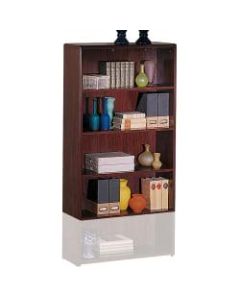 HON 10700 Series Laminate Bookcase, 4 Shelves, Mahogany