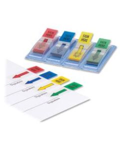 Sparco "Sign Here" Preprinted Self-Stick Flags, 1/2in x 1 3/4in, Assorted Colors, Pack Of 140