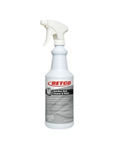 Betco Corporation Stainless Steel Cleaner And Polish, 32 Oz Bottle, Case Of 6