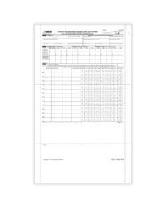ComplyRight 1095-C Tax Forms, Health Insurance Offer And Coverage Forms (Employer Provided), Pressure Seal, 8-1/2in x 14in, Pack Of 500 Forms