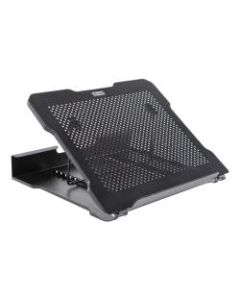 Allsop Adjustable Metal Laptop Stand, 2-1/2inH x 13-7/16inW x 11-1/2inD, Black