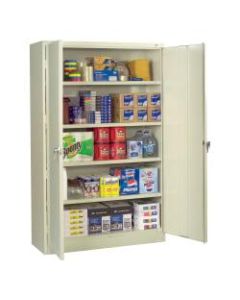 Tennsco Jumbo Storage Cabinet, 5-Shelf, Putty