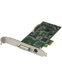 StarTech.com PCIe Video Capture Card - Internal Capture Card - HDMI, VGA, DVI, and Component - 1080P at 60 FPS - Functions: Video Capturing, Video Recording, Video Encoding - PCI Express x1 - 1920 x 1080 - NTSC, PAL-M, PAL60, PAL - MPEG-4, H.264