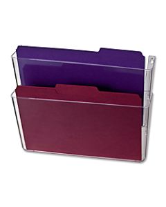 OIC Wall Mountable Space-Saving Files, Letter Size, Clear