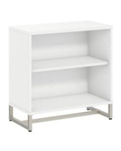 kathy ireland Office by Bush Business Furniture Method Bookcase Cabinet, White, Standard Delivery